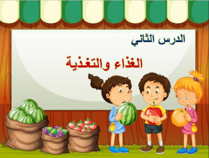 بوربوينت درس الغذاء والتغذية مادة العلوم الصف الرابع الابتدائي