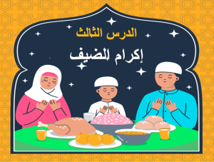 بوربوينت درس إكرام الضيف مادة الحديث والسيرة الصف الخامس الابتدائي