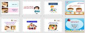 بوربوينت درس أصنع أشكالاً من الطين مادة التربية الفنية الصف الأول الابتدائي