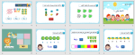 بوربوينت درس الأعداد 6 و 7 و 8 مادة الرياضيات الصف الأول الابتدائي
