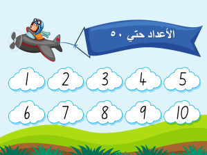 بوربوينت درس الأعداد حتي 50 مادة الرياضيات الصف الأول الابتدائي