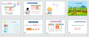 بوربوينت درس الأعداد حتي 100 مادة الرياضيات الصف الأول الابتدائي