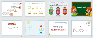 بوربوينت درس الأشكال المستوية مادة الرياضيات الصف الثاني الابتدائي